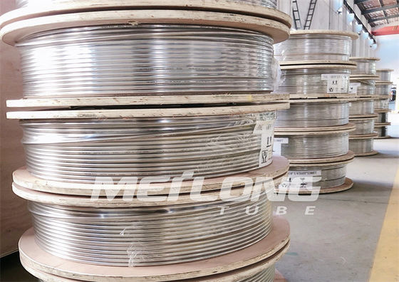 Linha química da injeção do duplex 2507 finos enrolados de alta elasticidade dos tubos capilares