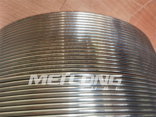 Bobina de aço inoxidável 1 da tubulação dos encaixes da virola bobina do tubo de 2 12000M Hydraulic Tested Steel