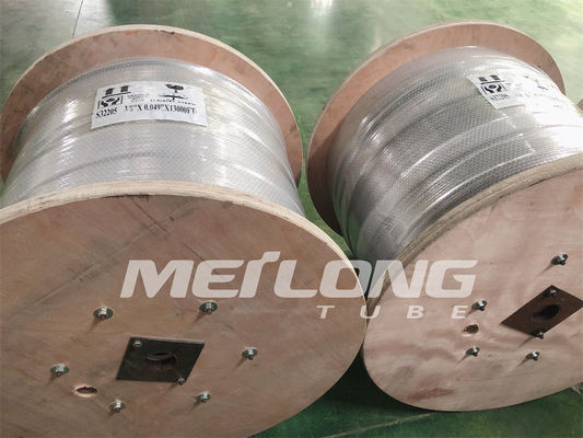 A linha de controle de aço inoxidável tubulação bobinou a tubulação do metal com tolerâncias dimensionais apertadas