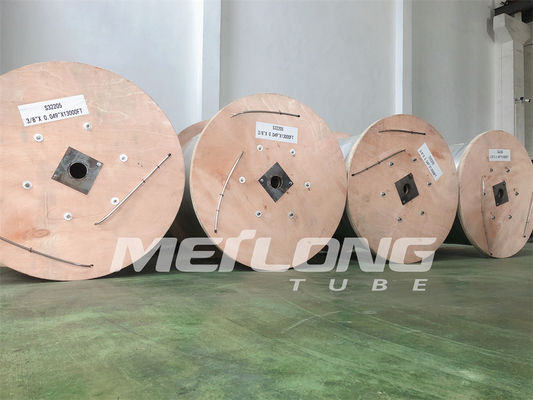 A linha de controle de aço inoxidável tubulação bobinou a tubulação do metal com tolerâncias dimensionais apertadas