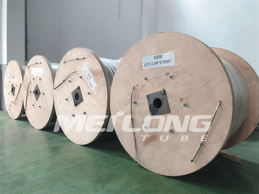 A linha de controle de aço inoxidável tubulação bobinou a tubulação do metal com tolerâncias dimensionais apertadas