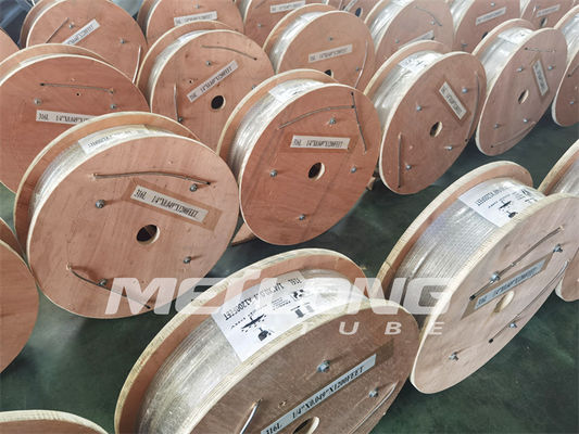 Linha de controle hidráulica tubo capilar de aço da força de alta elasticidade de Incoloy 825 para a indústria do gás do óleo