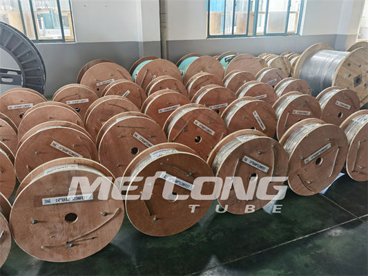 Bobina de aço inoxidável da tubulação da tubulação ASTM A269 3 de SS316L 8 enrolados capilares