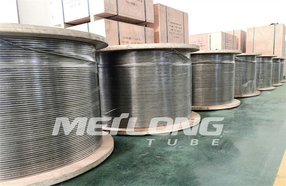 Linha química capilar de aço inoxidável tubulação enrolado de aço inoxidável da injeção 316L
