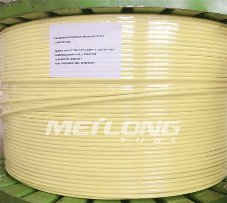 Linha de alta pressão preta da tubulação capilar para a capsulagem do furo PVDF da pena