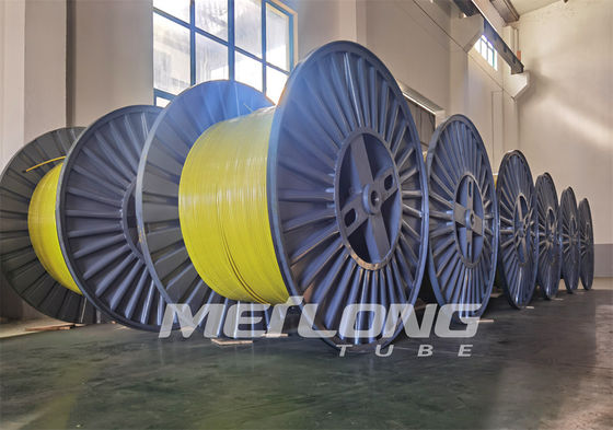 Os tubos capilares finos brilhantes limpos 316L de aço inoxidável encapsularam 1 bobina 2 de aço inoxidável