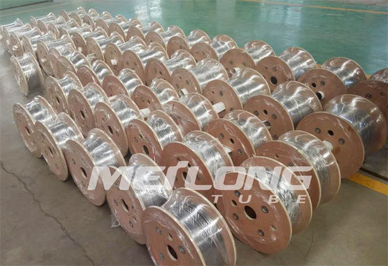 Tubulação enrolado de aço inoxidável de ASTM A269 316L para o furo da pena